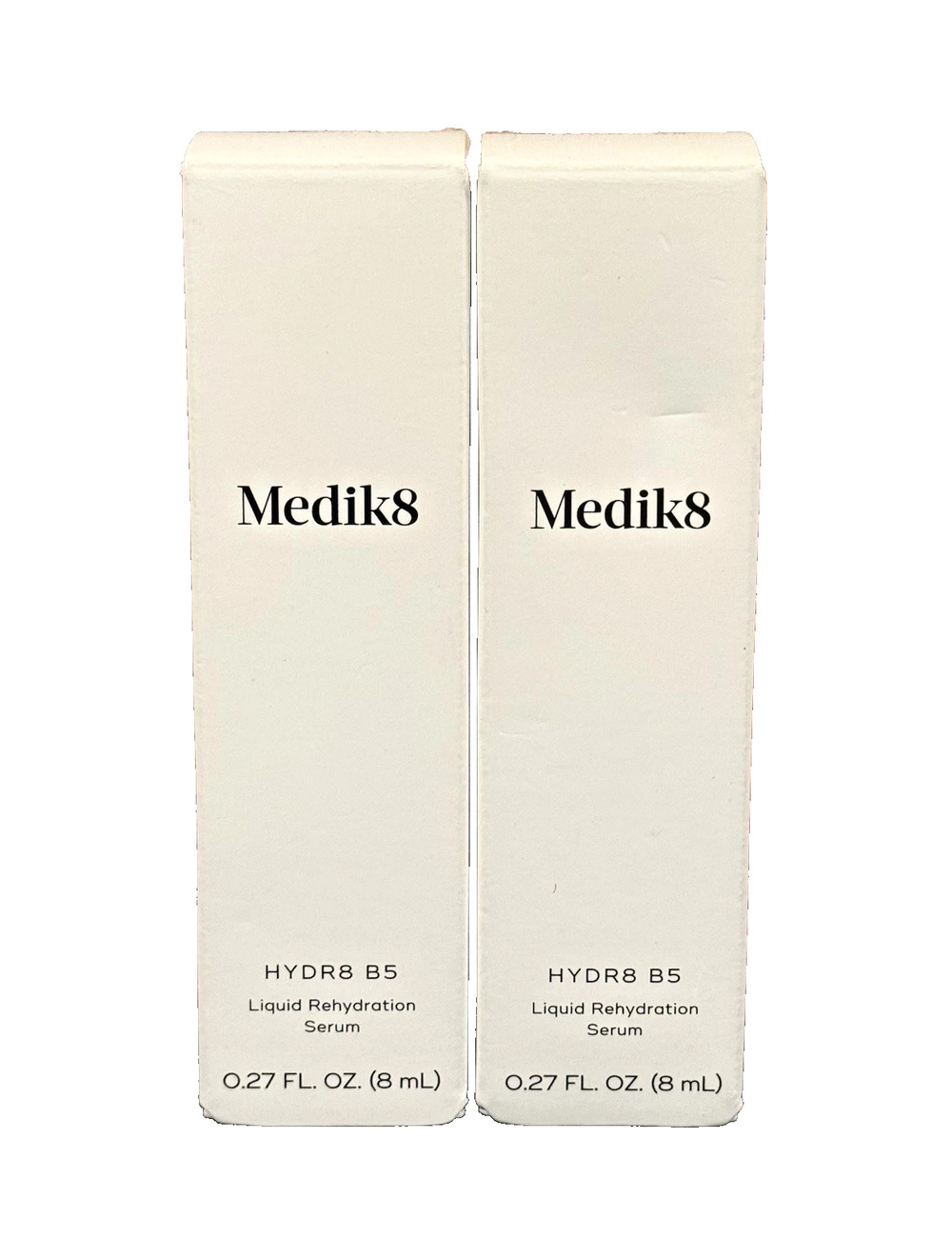 2x Medik8 Hydr8 B5 Liquid Rehydration Serum 0.27 floz each Deep Hydration Serum